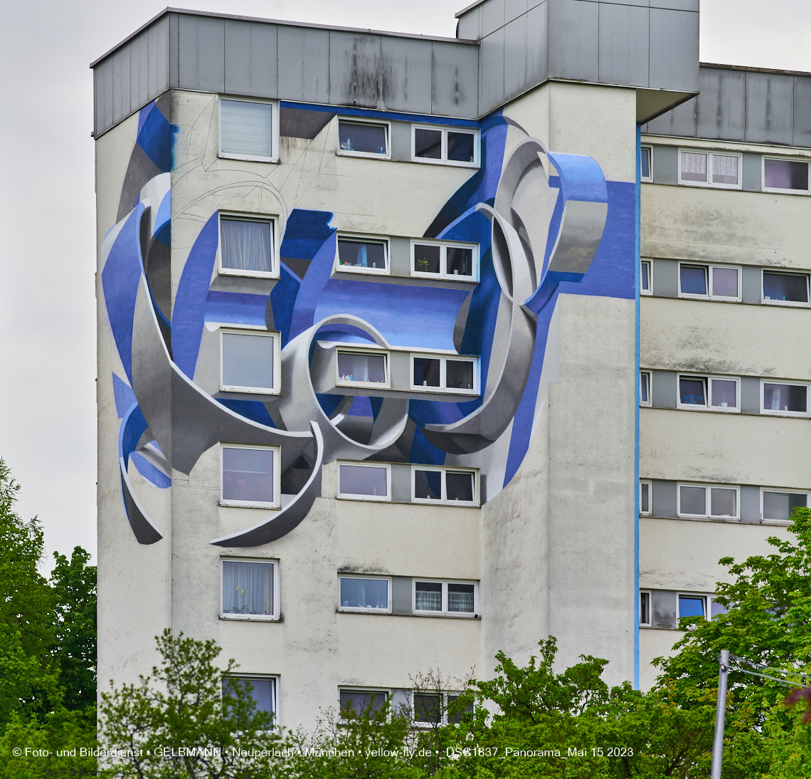 15.05.2023 - Graffitis vom italienischen Künstler Peeta in Neuperlach